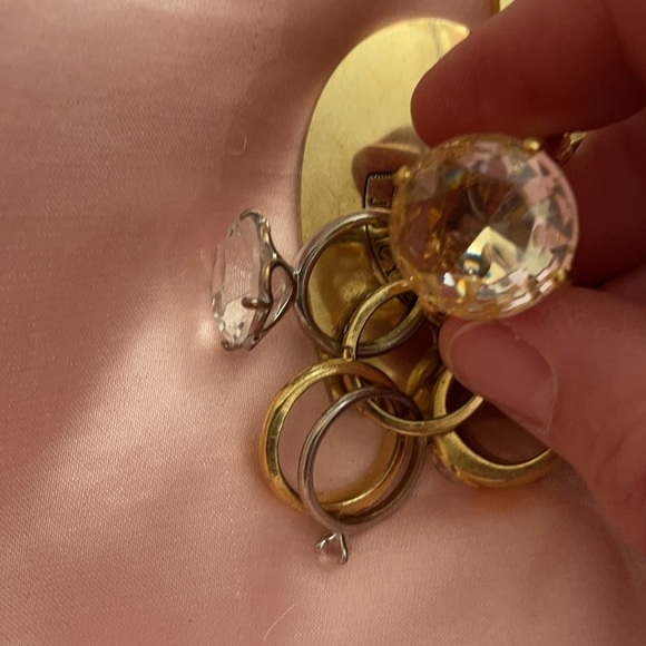 Juicy couture RARE multiple diamond engagement RING rings keychain key holder - Picture 8 of 8